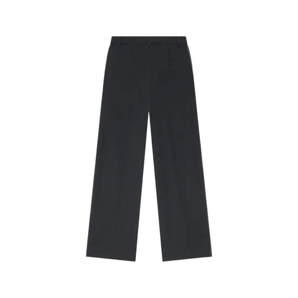 Mint Velvet Black Wide Tailored Trousers